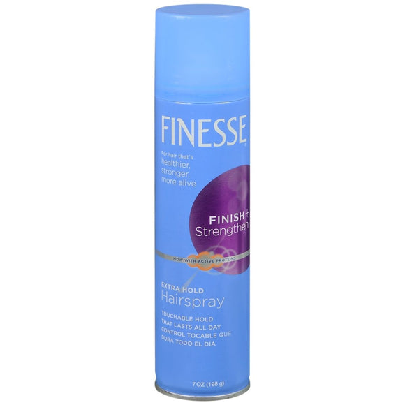 Finesse Finish + Strengthen Hairspray Extra Hold - 7 OZ