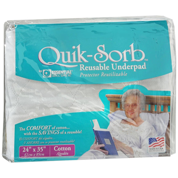 Essential Medical Supply Quik-Sorb Reusable Underpad 24