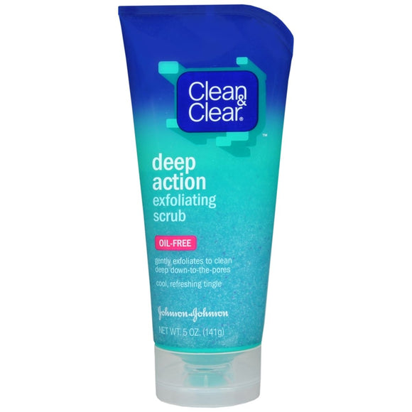 CLEAN & CLEAR Deep Action Exfoliating Scrub Oil-Free - 5 OZ