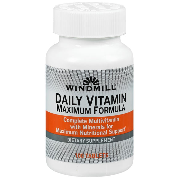 Windmill Daily Vitamin Tablets Maximum Formula - 100 TB