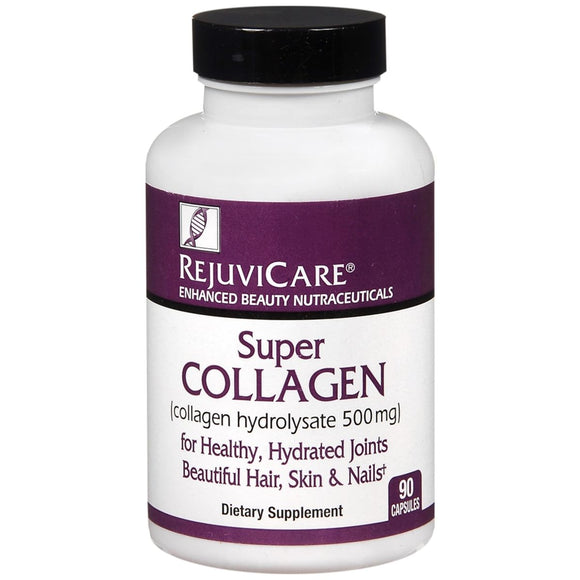 RejuviCare Super Collagen (Collagen Hydrolysate 500 mg) Capsules - 90 CP
