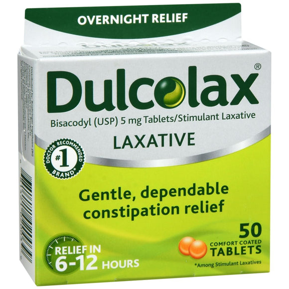 Dulcolax Laxative Tablets - 50 TB