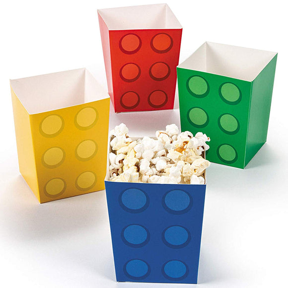 BLOCK PARTY POPCORN BOXES (24PC)