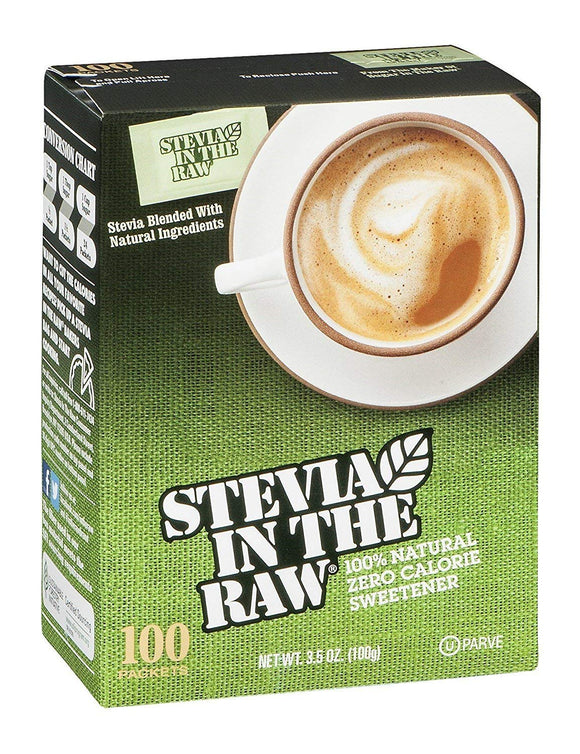 Stevia In The Raw Sweetener - Packets- 100 Count