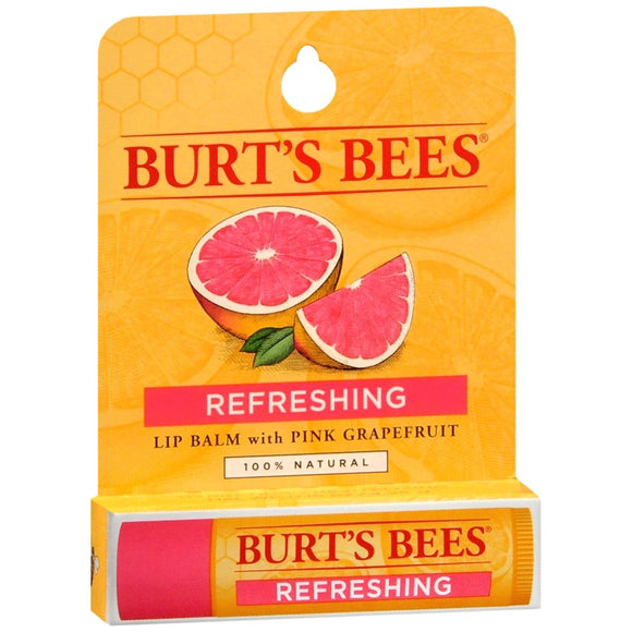 Burt's Bees Refreshing Lip Balm with Pink Grapefruit - 0.15 OZ