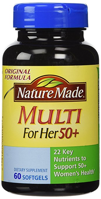 Nature Made Multi for Her 50+ Softgels 60 Count