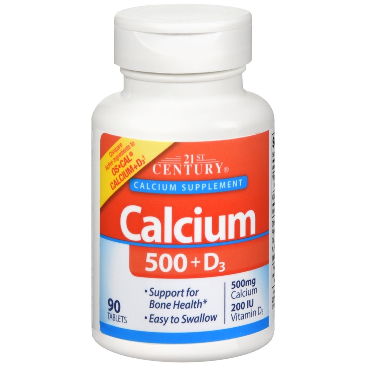 21st Century Calcium 500+D3 Tablets - 90 TB – Doptop