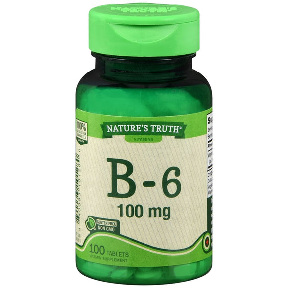 Nature's Truth B-6 100 mg Tablets - 100 TB