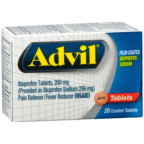 Advil Ibuprofen Tablets - 20 TB