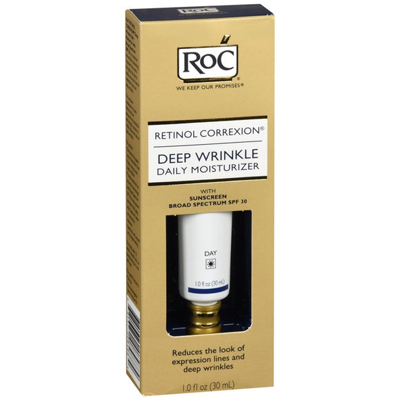 RoC Retinol Correxion Deep Wrinkle Daily Moisturizer with Sunscreen SPF 30 - 1 OZ