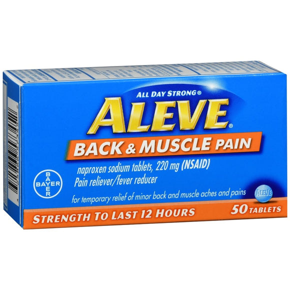 Aleve Back & Muscle Pain Tablets 50 TB