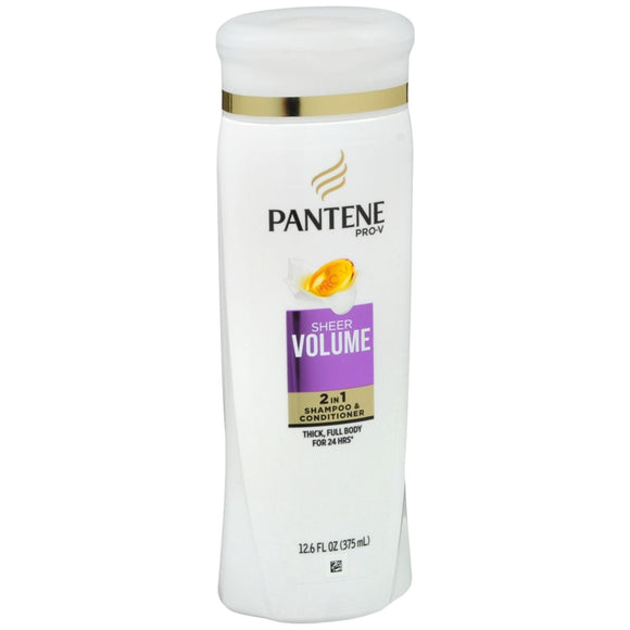 Pantene Pro-V 2 in 1 Shampoo & Conditioner Sheer Volume - 12.6 OZ