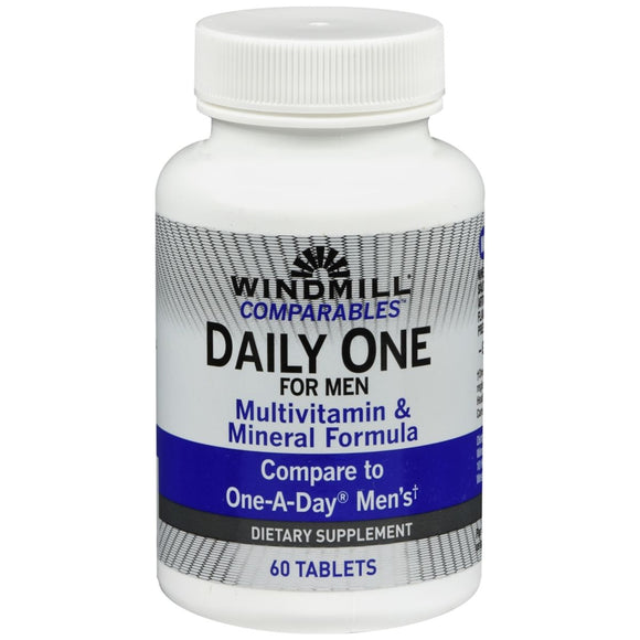 Windmill Comparables Daily One for Men Multivitamin & Mineral Formula Tablets - 60 TB