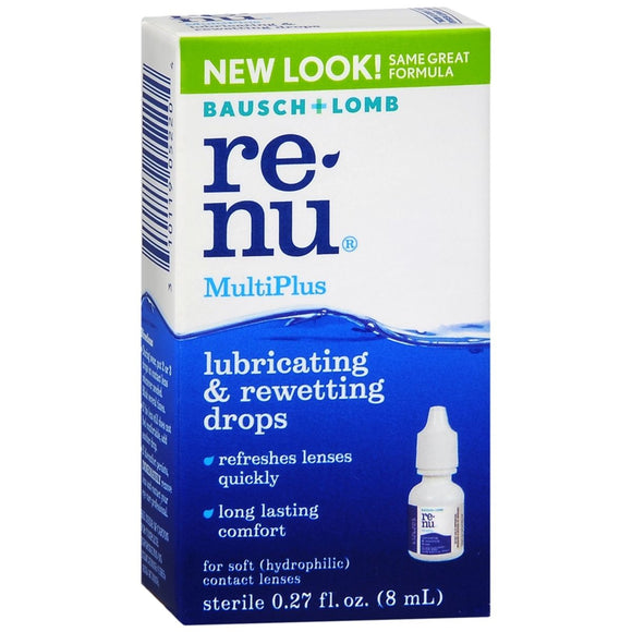 Bausch + Lomb Renu MultiPlus Lubricating & Rewetting Drops - 0.27 OZ