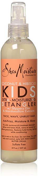 Shea Moisture Kids Extra-Moisturizer Detangler, Coconut & Hibiscus, multi, 8 Ounce