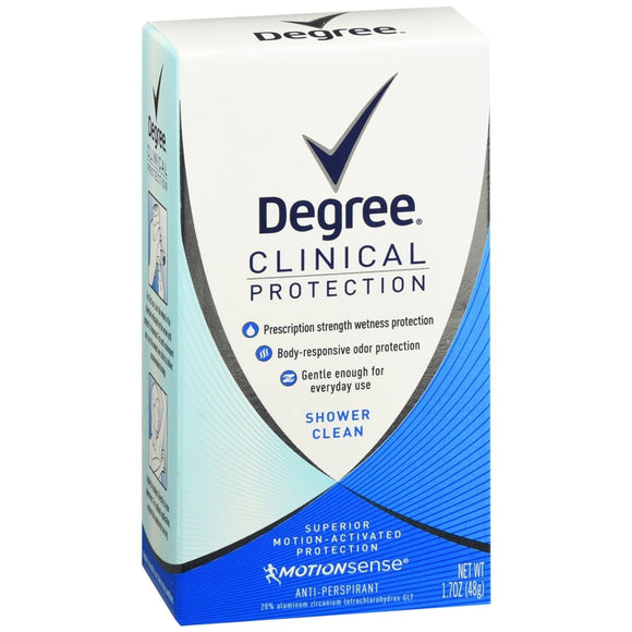 Degree Clinical Protection Anti-Perspirant Shower Clean - 1.7 OZ