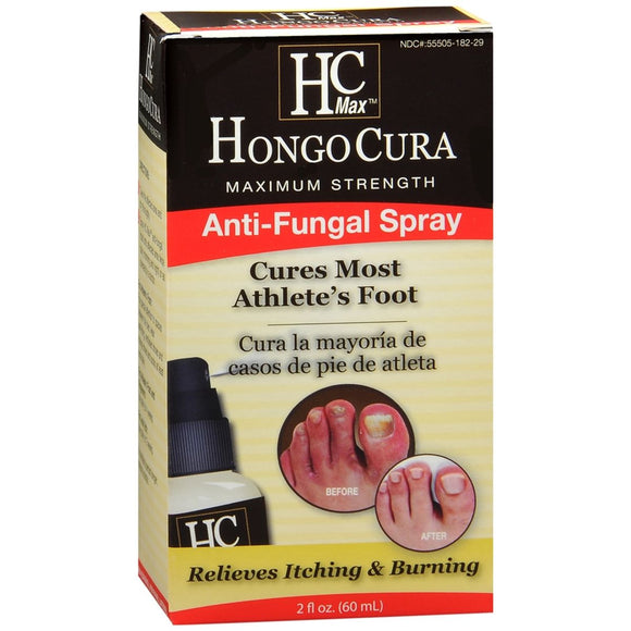 Hongo Cura Anti-Fungal Spray - 2 OZ