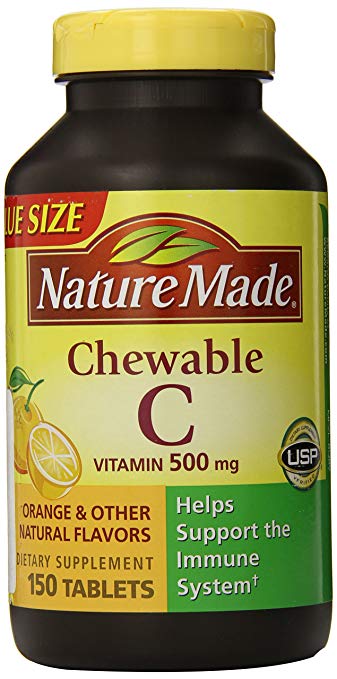 Vitamin C 500 mg. Chewable, Value Size
