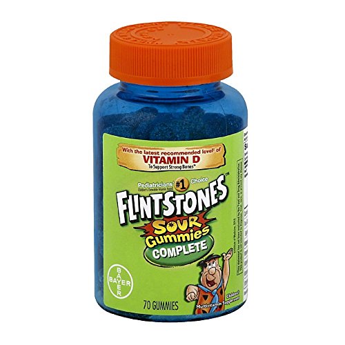 Flintstones Sour Gummies, 70 Count - Buy Packs and Save (Pack of 5)