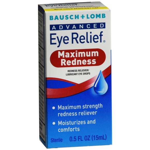 Bausch + Lomb Advanced Eye Relief Drops Maximum Redness - 0.5 OZ