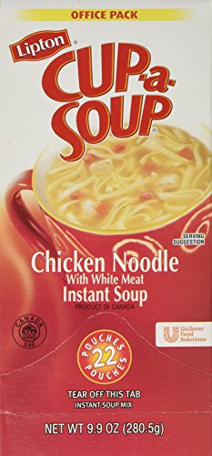 Lipton Cup-a-Soup SOUPS Chicken Noodle Instant SoupCup Of Soup 4 22 CT