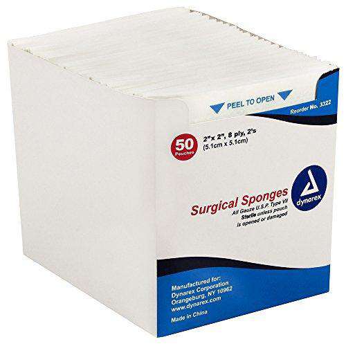 Sterile Gauze Sponges, 2x2 8ply 3,000/Case