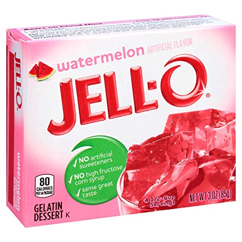 GELATIN JELLO X-TREME WATERMELON 24-3 OUNCE