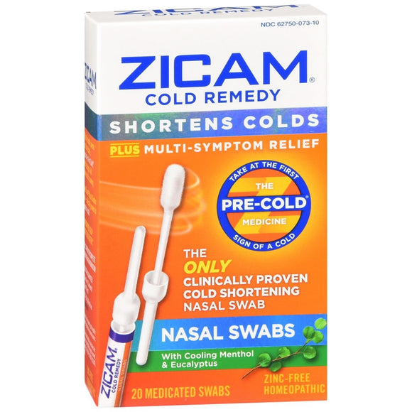 Zicam Cold Remedy Nasal Swabs - 20 EA