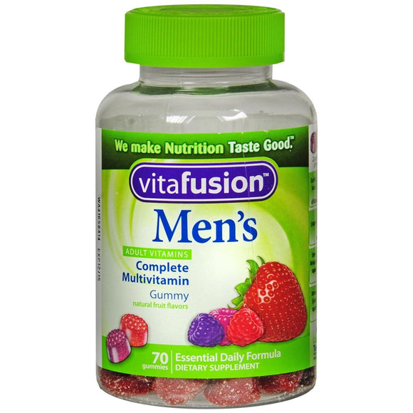 Vitafusion Men's Gummy Vitamins Fruit Flavors - 70 EA