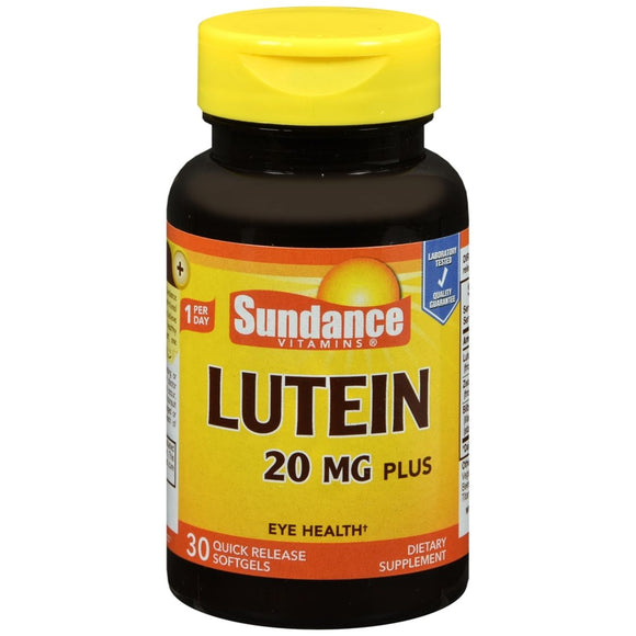 Sundance Vitamins Lutein 20 mg Plus Softgels - 30 CP