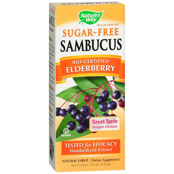 Nature's Way Sambucus Syrup Sugar-Free 4 OZ