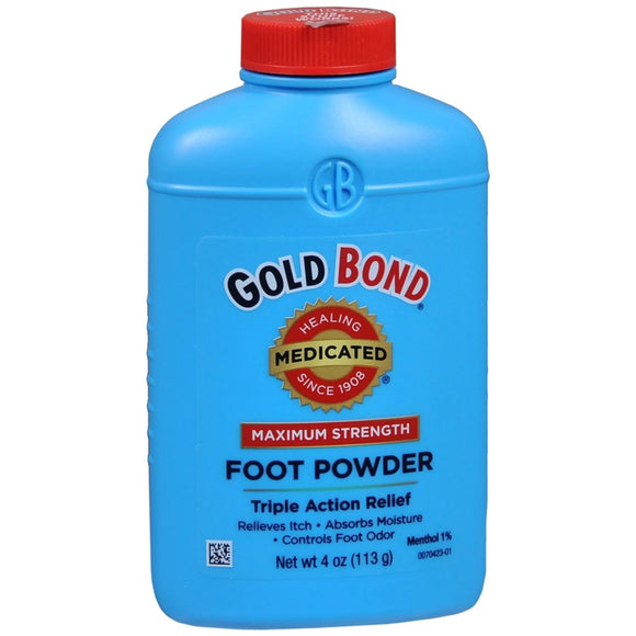 Gold Bond Medicated Foot Powder Maximum Strength - 4 OZ