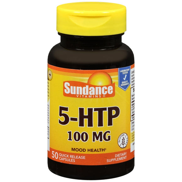 Sundance Vitamins 5-HTP 100 mg Capsules 50 CP