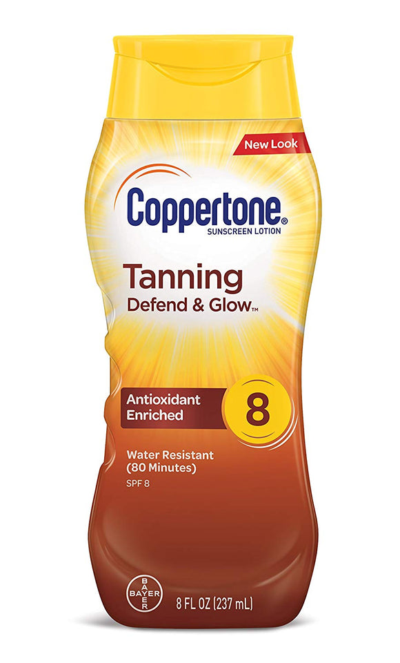 Coppertone Sunscreen Lotion SPF 8, 8 oz