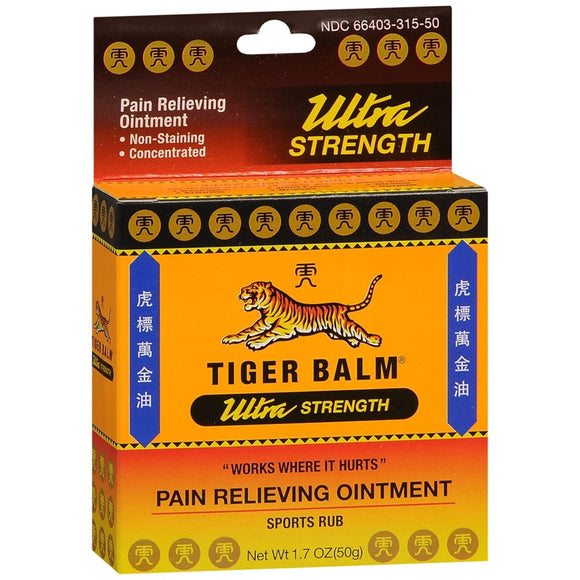 Tiger Balm Pain Relieving Ointment Ultra Strength - 1.7 OZ