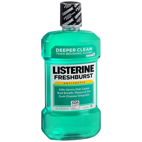 Listerine Antiseptic Mouthwash FreshBurst - 1000 ML
