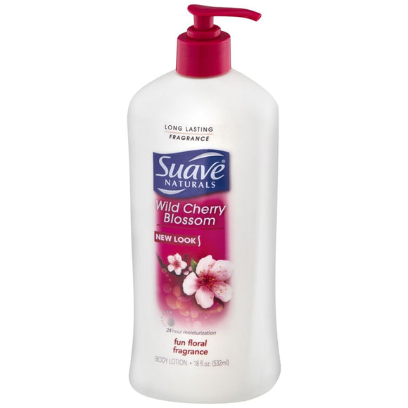 Suave Naturals Wild Cherry Blossom Body Lotion - 18 OZ