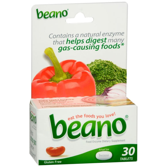 Beano Food Enzyme Tablets - 30 TB