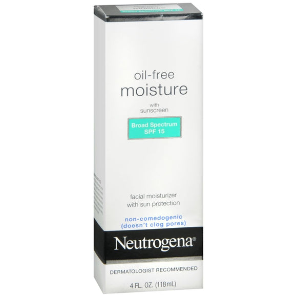 Neutrogena Oil-Free Moisture with Sunscreen SPF 15 - 4 OZ