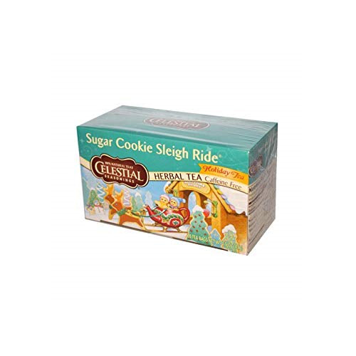 Celestial Seasonings Sugar Cookie Sleigh Ride Holiday Herbal Tea- 20 BAG