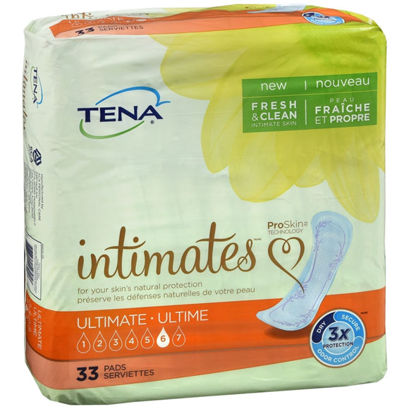 Tena Intimates Pads Ultimate - 33 EA
