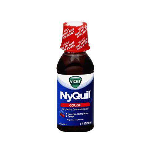 Vicks NyQuil Cough Liquid Cherry 8 OZ