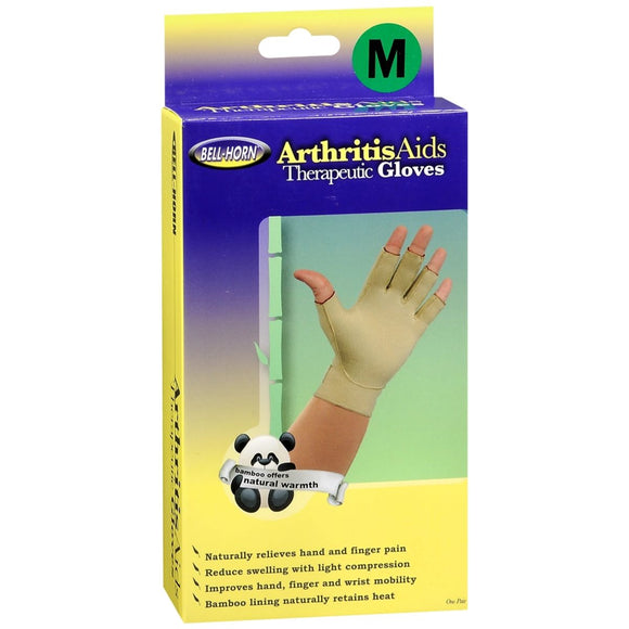 Bell-Horn Arthritis Aids Therapeutic Gloves Beige M 384 1 EA