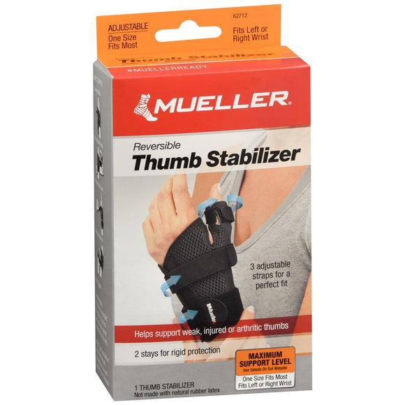 Mueller Reversible Thumb Stabilizer Maximum Support One Size Fits Most 62712 - 1 EA