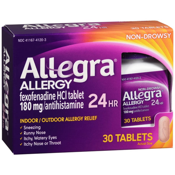 Allegra Allergy 24 Hr Tablets - 30 TB