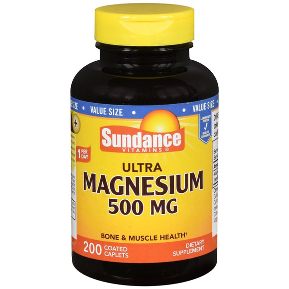 Sundance Vitamins Ultra Magnesium 500 mg Caplets - 200 TB