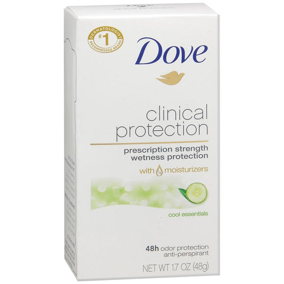 Dove Clinical Protection Anti-Perspirant Solid Cool Essentials - 1.7 OZ