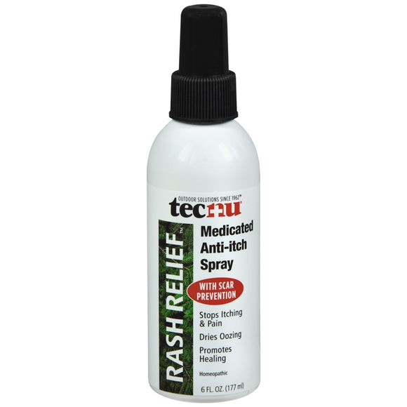 Tecnu Rash Relief Medicated Anti-Itch Spray - 6 OZ