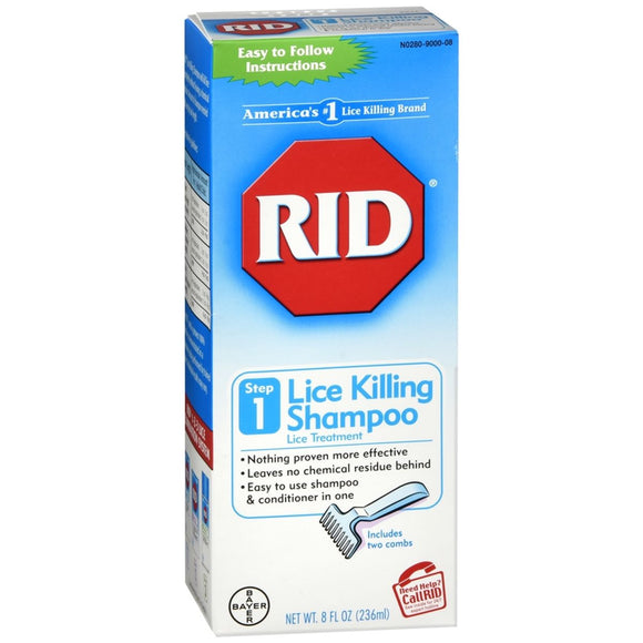 RID Lice Killing Shampoo Step 1 - 8 OZ