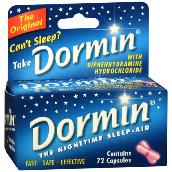 Dormin Nighttime Sleep-Aid Capsules 72 CP